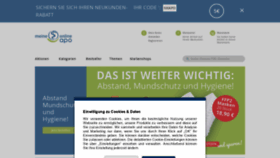 What Meine-onlineapo.de website looked like in 2021 (3 years ago)