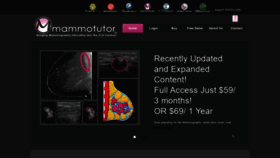 What Mammotutor.com website looked like in 2021 (3 years ago)