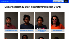 What Madisonarrests.com website looked like in 2021 (3 years ago)