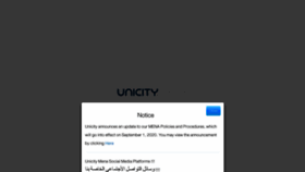 What Member-mena.unicity.com website looked like in 2021 (3 years ago)