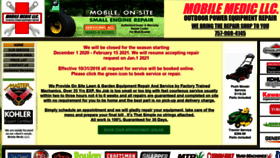 What Mobilemedic1.com website looked like in 2021 (3 years ago)