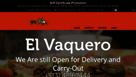 What Mexicanrestaurantcincinnati.com website looked like in 2021 (3 years ago)