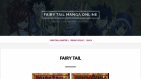 What Mangafairy-tail.com website looked like in 2021 (3 years ago)