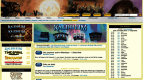 What Magic-ville.com website looked like in 2021 (3 years ago)
