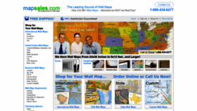 What Mapsales.com website looked like in 2021 (3 years ago)