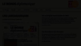 What Monde-diplomatique.de website looked like in 2021 (3 years ago)