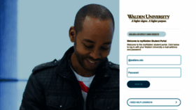 What My.waldenu.edu website looked like in 2021 (3 years ago)