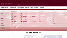 What Malabargoldanddiamonds.com website looked like in 2021 (3 years ago)
