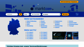 What Marktcom.de website looked like in 2021 (3 years ago)