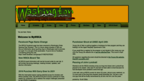 What Mywsca.com website looked like in 2021 (3 years ago)