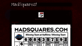 What Madsquares.com website looked like in 2021 (3 years ago)