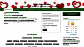 What Marlenheim-mag.com website looked like in 2021 (3 years ago)