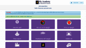 What Myacademybd.com website looked like in 2021 (3 years ago)