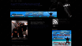 What Metalunderground.com website looked like in 2021 (3 years ago)