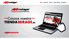 What Mirage.mx website looked like in 2021 (3 years ago)
