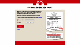 What Mykfcexperience.com website looked like in 2021 (3 years ago)