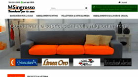 What Msingrosso.com website looked like in 2021 (3 years ago)