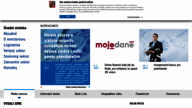 What Mfcr.cz website looked like in 2021 (3 years ago)