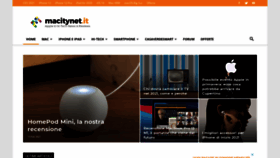 What Macitynet.it website looked like in 2021 (3 years ago)