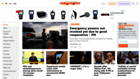 What Malaysiakini.com website looked like in 2021 (3 years ago)
