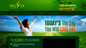 What Mynuvo.com website looked like in 2021 (3 years ago)