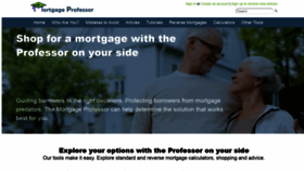 What Mtgprofessor.com website looked like in 2021 (3 years ago)