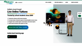 What Meritnation.com website looked like in 2021 (3 years ago)