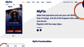 What Myfin.bg website looked like in 2021 (4 years ago)