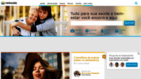 What Minhavida.com.br website looked like in 2021 (3 years ago)