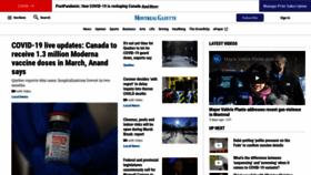 What Montrealgazette.com website looked like in 2021 (3 years ago)