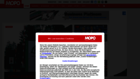 What Mopo.de website looked like in 2021 (3 years ago)
