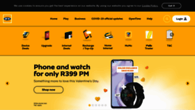 What Mtn.co.za website looked like in 2021 (3 years ago)