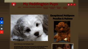 What Mypaddingtonpups.com website looked like in 2021 (3 years ago)