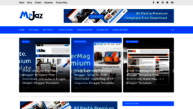 What Mrjaz.com website looked like in 2021 (3 years ago)
