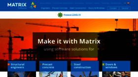 What Matrix-software.com website looked like in 2021 (3 years ago)