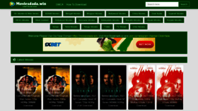 What Moviesdada.com website looked like in 2021 (3 years ago)