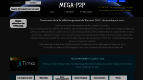 What Mega-p2p.fr website looked like in 2021 (3 years ago)