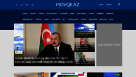 What Movqe.az website looked like in 2021 (3 years ago)