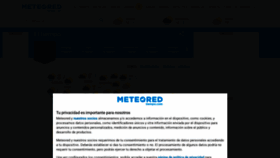 What Meteored.com website looked like in 2021 (3 years ago)