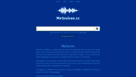 What Mp3juices.cc website looked like in 2021 (4 years ago)