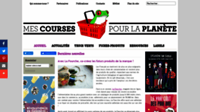 What Mescoursespourlaplanete.com website looked like in 2021 (3 years ago)