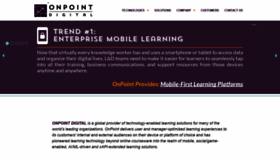 What Mlearning.com website looked like in 2021 (3 years ago)