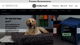 What Mollymutt.com website looked like in 2021 (3 years ago)