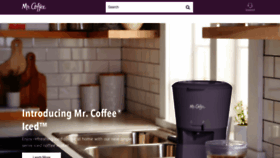 What Mrcoffee.com website looked like in 2021 (3 years ago)