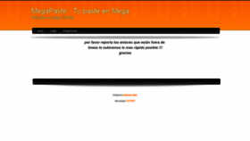 What Megapastes.com website looked like in 2021 (3 years ago)