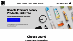 What Mirabeauty.com website looked like in 2021 (3 years ago)