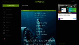 What Memedroid.com website looked like in 2021 (3 years ago)