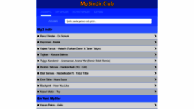 What Mp3indir.club website looked like in 2021 (3 years ago)