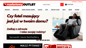 What Marketowyoutlet.pl website looked like in 2021 (3 years ago)