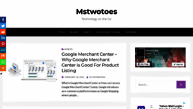 What Mstwotoes.com website looked like in 2021 (3 years ago)